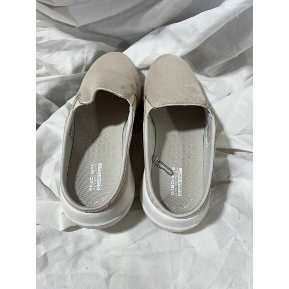Skechers Go Walk Joy Washable Mules Lazy Sunday Taupe Size 11 Womens - Picture 2 of 6